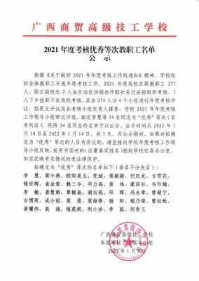 年度考核优秀人员公示模板 考核优秀公示模板-第2张图片-马瑞范文网