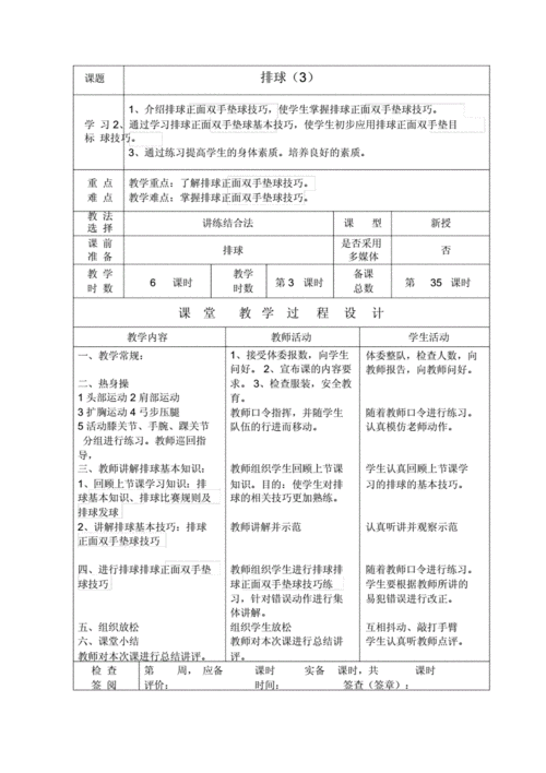 体育试讲教案模板图片 体育试讲教案模板-第3张图片-马瑞范文网