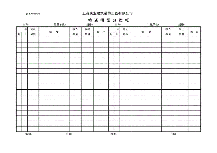 物料分类账-第3张图片-马瑞范文网