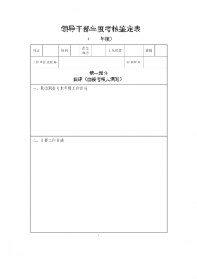 年度干部鉴定材料模板,干部年度鉴定1000字 -第2张图片-马瑞范文网