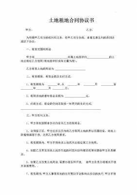 土地租用协议模板下载-土地租用协议模板-第1张图片-马瑞范文网