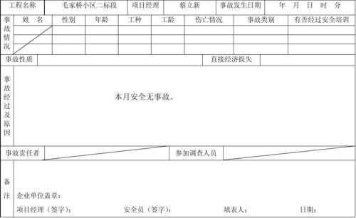 事故伤亡上报模板,伤亡事故情况报告 -第2张图片-马瑞范文网