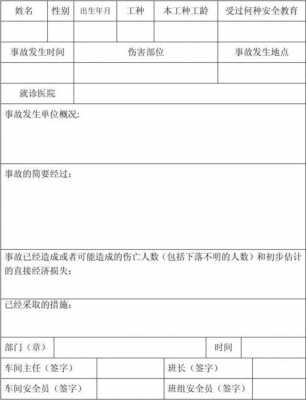 事故伤亡上报模板,伤亡事故情况报告 -第1张图片-马瑞范文网