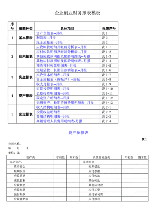 创业比赛财务部分 创业大赛财务报表模板-第2张图片-马瑞范文网