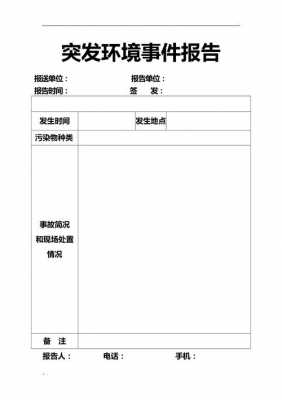 乡镇突发事件上报模板-第2张图片-马瑞范文网