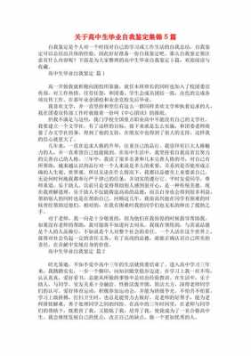 高中毕业生自述模板（高中毕业自述报告500字）-第2张图片-马瑞范文网