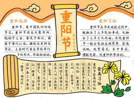 重阳节手抄报模板简单又漂亮-第3张图片-马瑞范文网