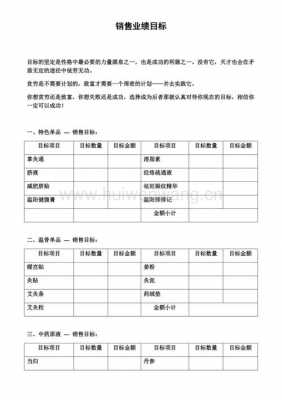 目标业绩模板-第2张图片-马瑞范文网