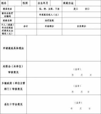 大病金申请表模板,大病补助金申请书怎么写 -第1张图片-马瑞范文网