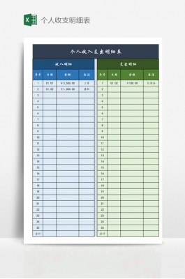 个人收入表 个人收入模板-第2张图片-马瑞范文网