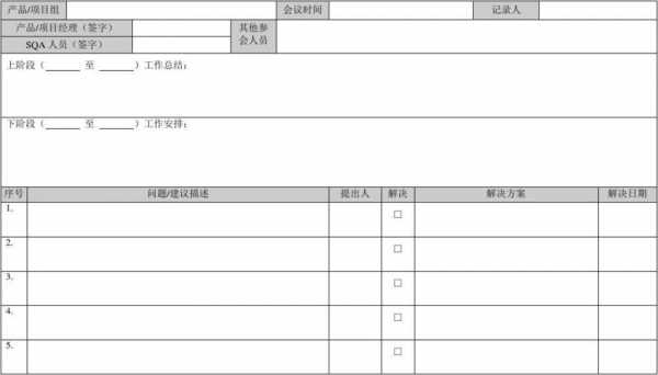 工作会模板（工作模板怎么填写）-第2张图片-马瑞范文网