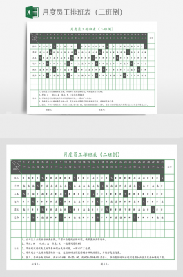  人力排班计划模板「人力资源排班公式」-第3张图片-马瑞范文网