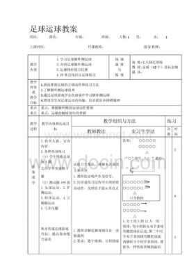 足球运球训练教案模板 足球运球教案模板-第3张图片-马瑞范文网