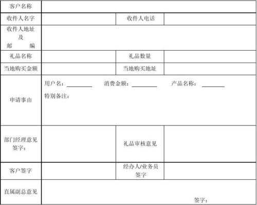 公司礼品申请表模板_公司礼品申请表模板图片-第3张图片-马瑞范文网