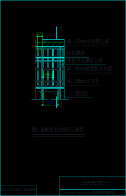  梁侧模模板示意图「梁侧模板固定支撑图片」-第1张图片-马瑞范文网