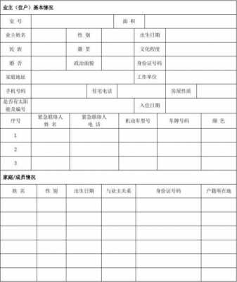 暂住入住需求表模板_入住情况登记表-第3张图片-马瑞范文网