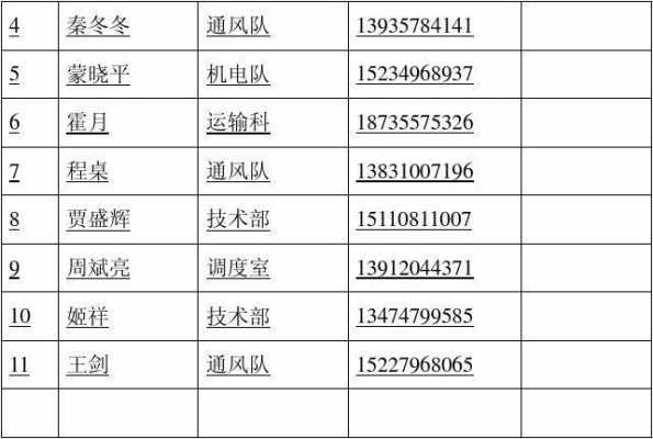 应急队伍表格模板_应急队伍名单模板-第2张图片-马瑞范文网