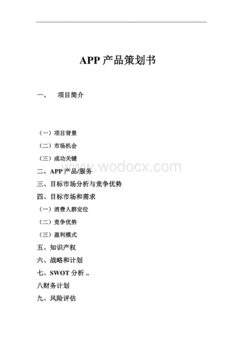 app策划案模板（app策划方案案例）-第3张图片-马瑞范文网