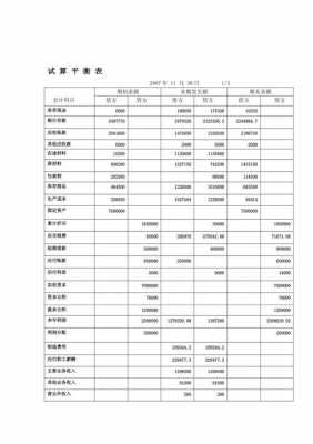 试算平衡表模板电子版_试算平衡表怎么编制-第2张图片-马瑞范文网