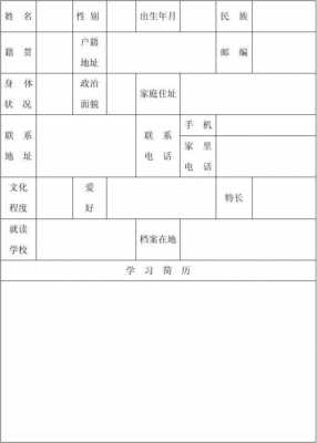 个人资料模板内容小学生 个人资料模板内容-第1张图片-马瑞范文网