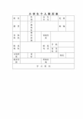 个人资料模板内容小学生 个人资料模板内容-第2张图片-马瑞范文网