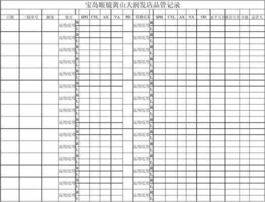 眼镜片保管帐模板的简单介绍-第1张图片-马瑞范文网