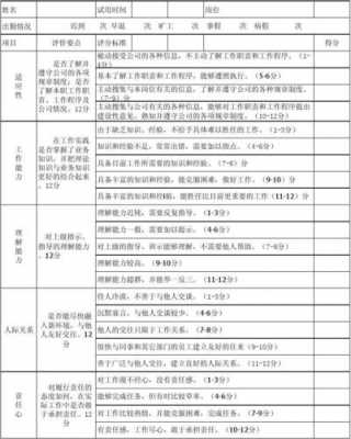 入职前考核模板_入职考核内容-第3张图片-马瑞范文网