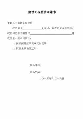 垫资承诺书如何写 材料垫资承诺书模板-第3张图片-马瑞范文网