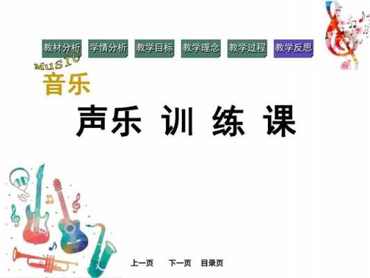  声乐说课模板「声乐课说课ppt课件」-第3张图片-马瑞范文网