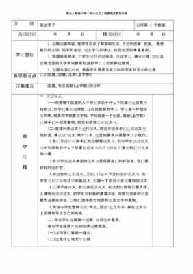 小学教案设计万能模板-小学教案模板表格式-第2张图片-马瑞范文网