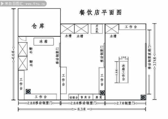 餐饮店平面布局图模板大全-第2张图片-马瑞范文网