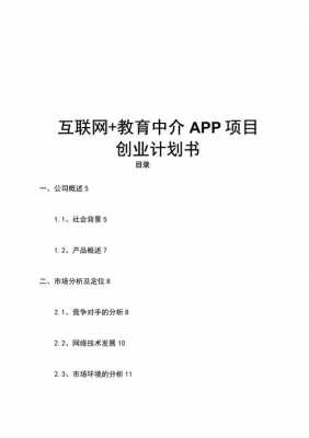 app计划书模板-第1张图片-马瑞范文网