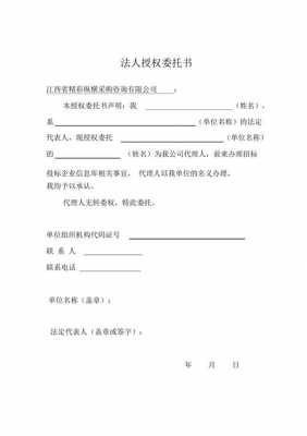 法人授权委托书模板6（法人授权委托书模板 个人）-第2张图片-马瑞范文网