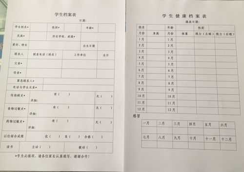  学生托管档案模板「托管机构学生档案表格」-第3张图片-马瑞范文网