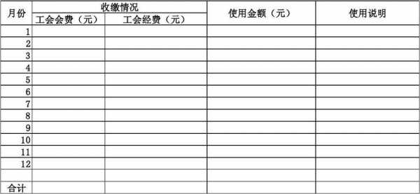 工会经费使用情况模板图片-第1张图片-马瑞范文网