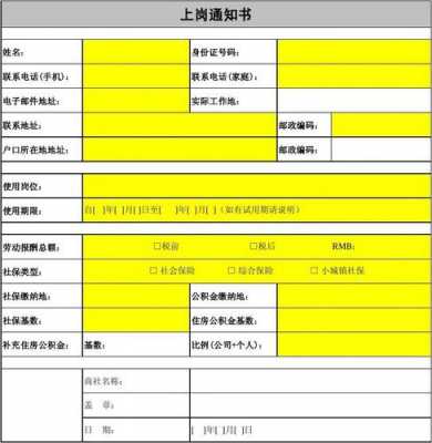 大学生上岗通知书模板（大学生上岗通知书模板电子版）-第1张图片-马瑞范文网