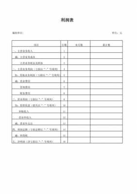 专合作社利润表模板-第2张图片-马瑞范文网