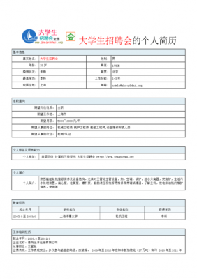 应届生招聘会简历模板,应届生简历样本范文 -第1张图片-马瑞范文网