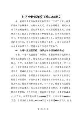 公司财务部年度总结报告-第2张图片-马瑞范文网