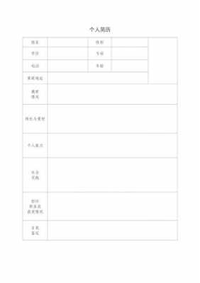 2016简历表模板下载,简历表模版 -第3张图片-马瑞范文网