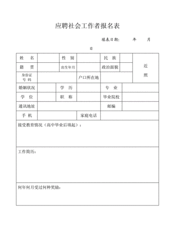  社区员工录用表模板「社区聘用工作人员报告」-第2张图片-马瑞范文网