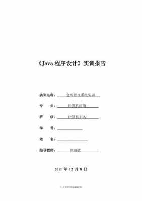  java实训总结模板「java实训报告实训总结」-第3张图片-马瑞范文网