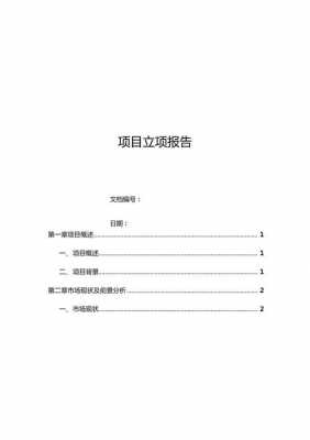  企业项目立项报告模板「企业立项报告书」-第3张图片-马瑞范文网