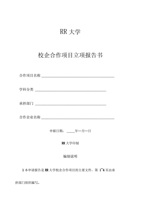  企业项目立项报告模板「企业立项报告书」-第2张图片-马瑞范文网