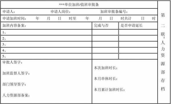 加班审批制度模板-第3张图片-马瑞范文网