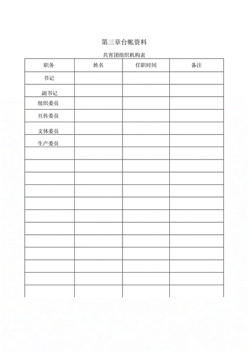 共青团工作记录本怎么写-共青团工作台账模板-第2张图片-马瑞范文网