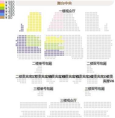 观看演出票样模板,观看演出座位安排示意图 -第1张图片-马瑞范文网