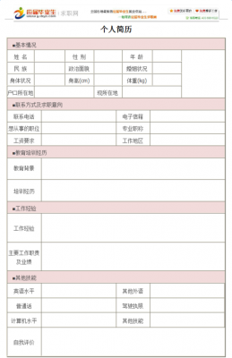 android简历模板下载-第3张图片-马瑞范文网