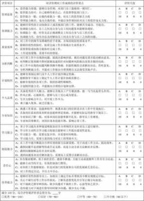 主管测评表 主管测评模板-第3张图片-马瑞范文网