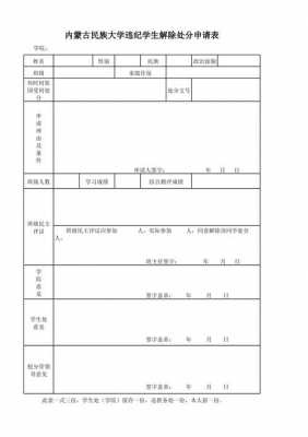 学生处分消除申请模板-第1张图片-马瑞范文网